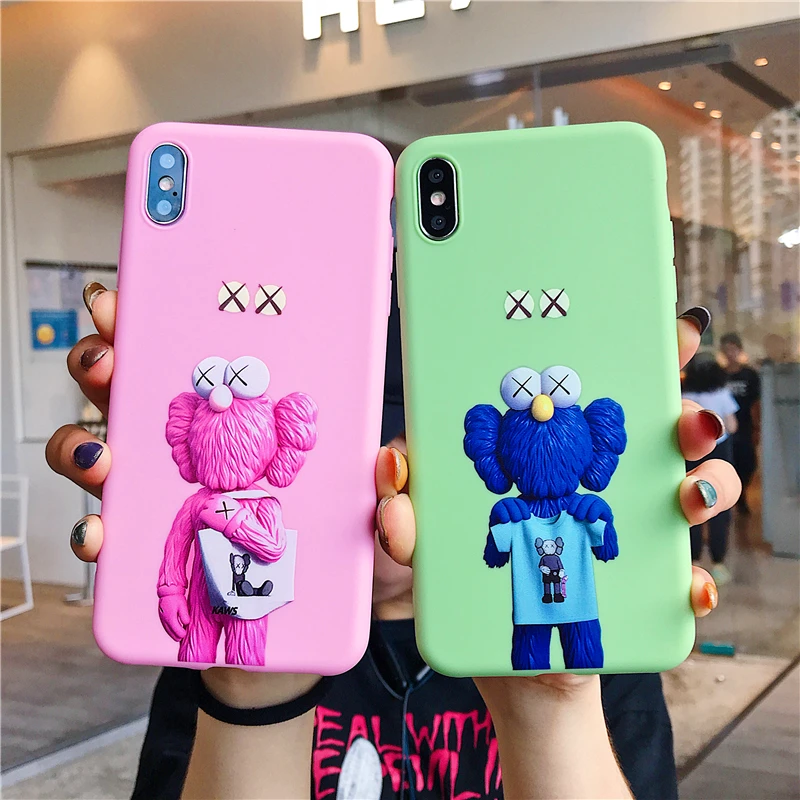 

Sesame Street Powder Sesame Street Green for iPhone 6 6p 6s 8 8P 7 7P XR Xs Max Silicone soft case