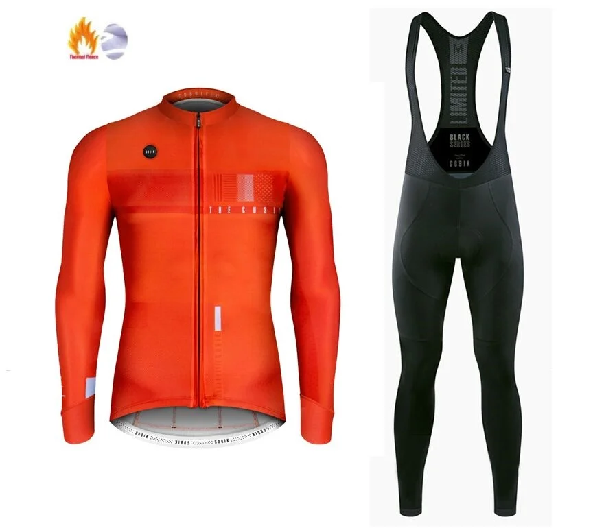 Ropa ciclismo теплый зима Термальность флис велосипедная одежда Для Мужчин's Велоспорт Джерси костюм для прогулок верховой езды на велосипеде, MTB Костюмы комбинезон наборы для ухода за кожей
