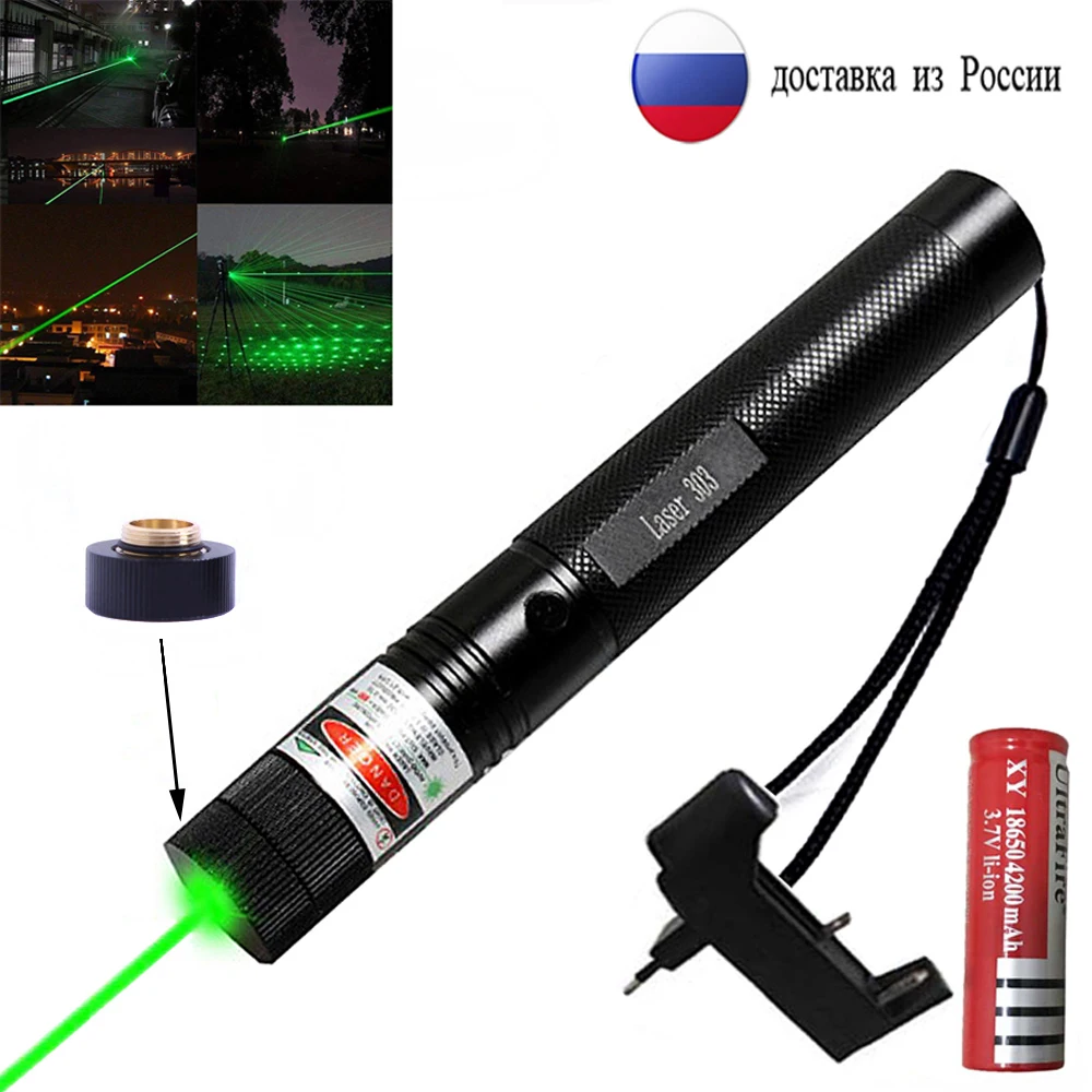 

Green Lasers pointer Laser Sight hight Powerful 1000m 532nm 5mw device Adjustable Focus Lazer laser pen Head Burning Match