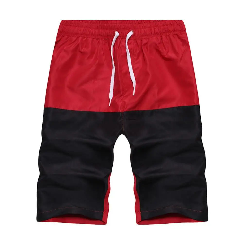 Мужские спортивные Лоскутные цветные кнопки повседневные свободные спортивные штаны шорты на шнурке#3L31