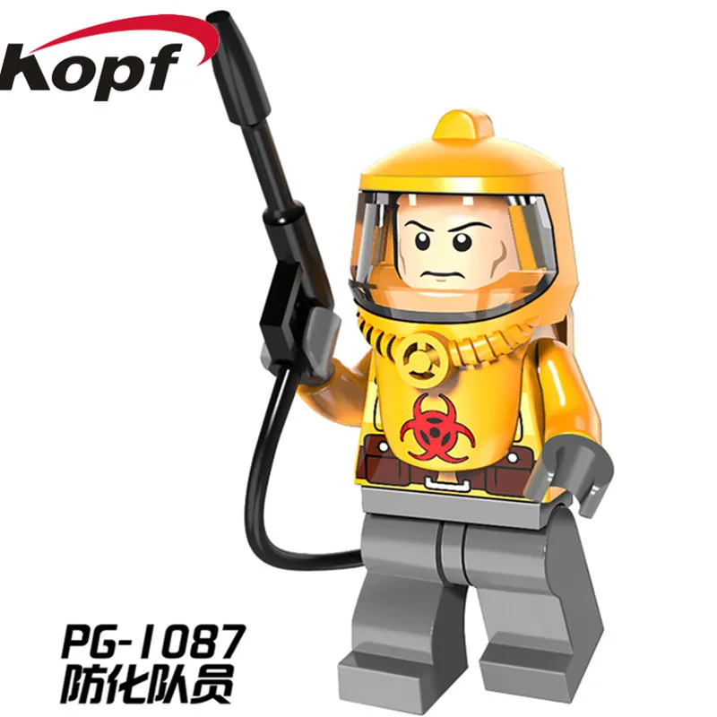 PG1087 20Pcs No Box 20 шт. строительные блоки Супер Герои военные специальные пошлины блок морской корпус фигурки полицейских для Детские куклы игрушки PG1035 - Цвет: PG1087 20Pcs No Box