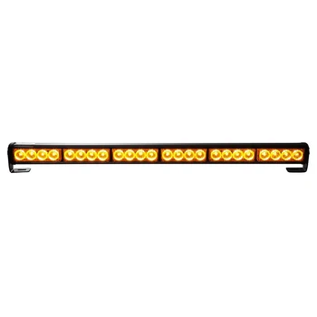 

24 LED 27" Hazard Emergency Warning Tow Traffic Advisor Flash Strobe Light Bar (Yellow)