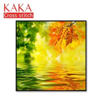 

Cross stitch kits,Embroidery needlework sets with printed pattern,11CT-canvas for Home Decor Painting,Flowers Full NCKF161