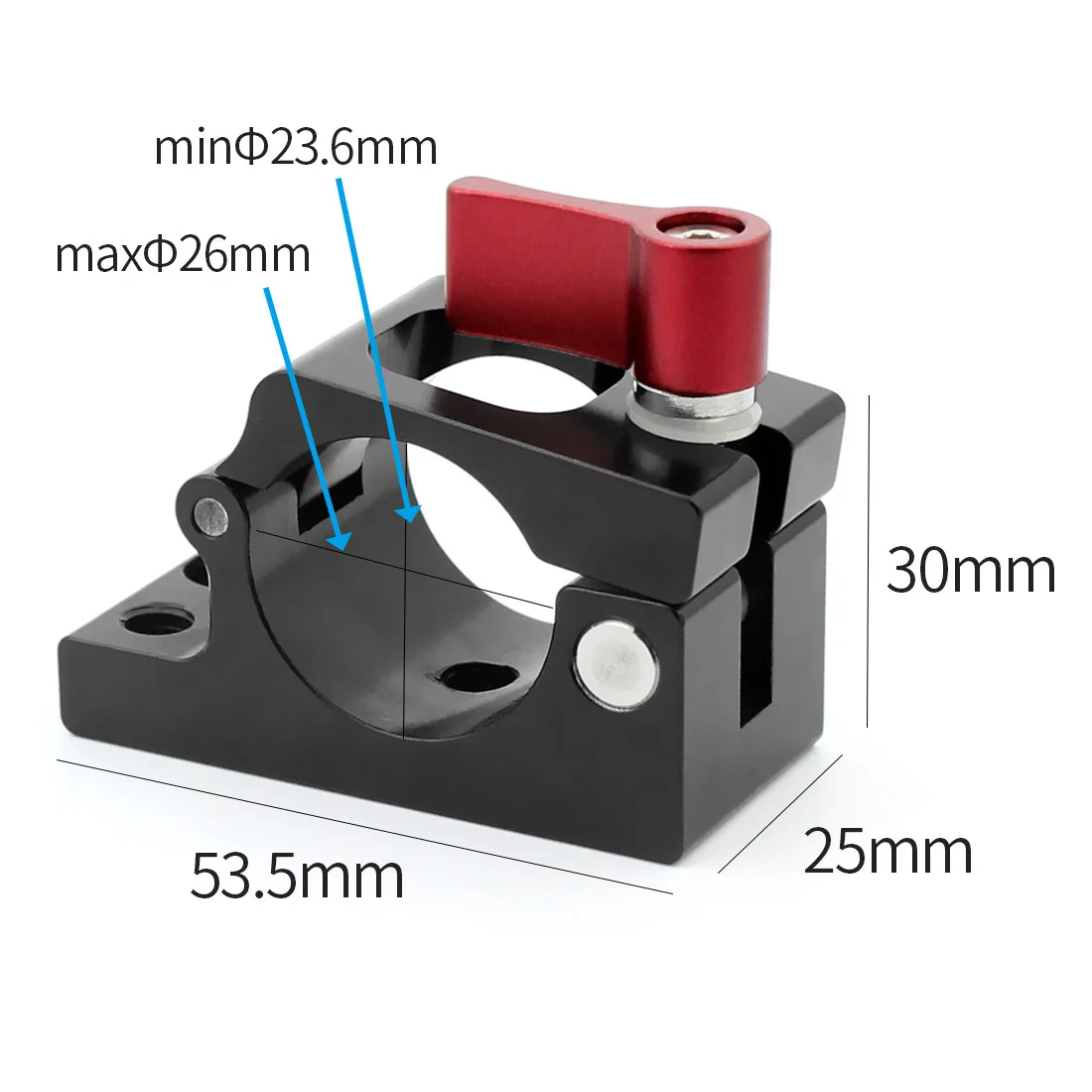 Ronin 25 Milímetros Rail Rod Grampos para Dji m mx Suporte do Sistema Monitor de Tela Clipe Hastes Ferroviário Braçadeira Braçadeira de Tubulação Ajustar Alça - Image 6