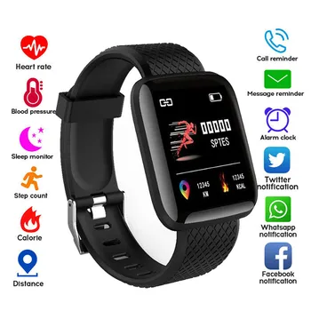 

116Plus Smart Watch 2020 for Men Women Watch Wristband Sports Watches Smart Fitness Tracker Band Bluetooth Smartwatch Android