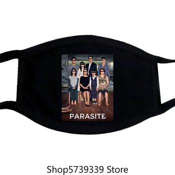 

Parasite Movie Poster Mask Colorful Pattern Washable Reusable Mask for Unisex Black