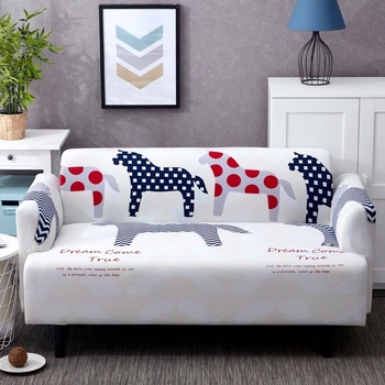 

Sofa Cover Synthetic Hair Printing Sofa Cover with Armrest Loveseat Cover Living Room Decor Single Double Couch Cover Yaapeet