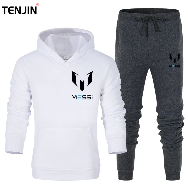 Buy Brand Men's Tracksuits Men Running Suits Basketball Soccer Training T Shirts + Pants  sportswear Men's Fitness Sportswear Sets
