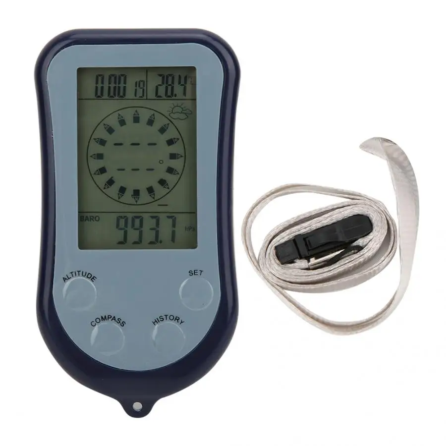 Мини ручной GPS многофункциональный измеритель высоты термометр Электронная