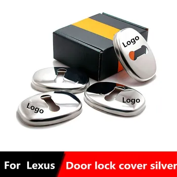 

4PCS Car Accessories Door Lock Anti Rust Protection Buckle Cover For Lexus ES 2006-2018 NX RX CT IS LX LS GS RC-Series LF-A