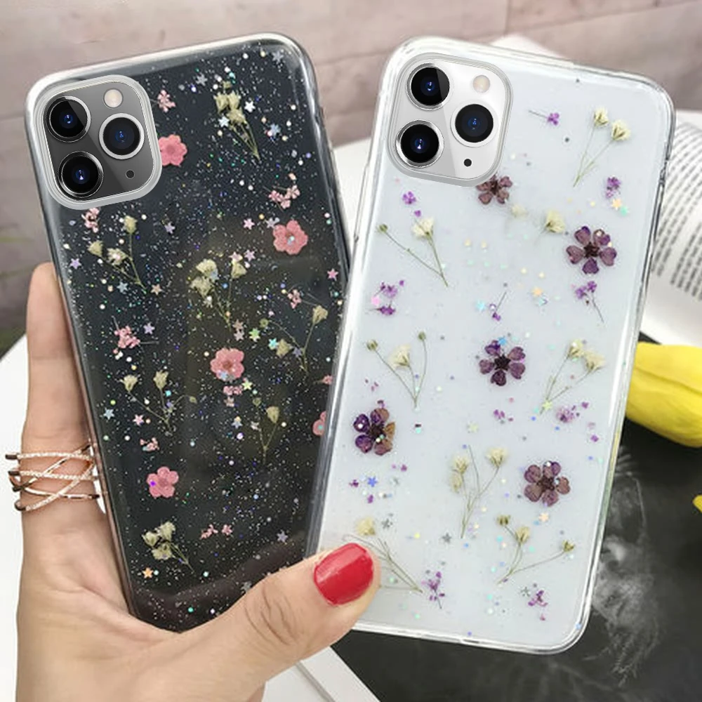 LAPOPNUT цветы Мягкая силиконовая задняя накладка из ТПУ чехол для IPhone 11 Pro X Xr Xs Max Xr 6 6S 7 8 Plus прозрачный противоударный прозрачный чехол
