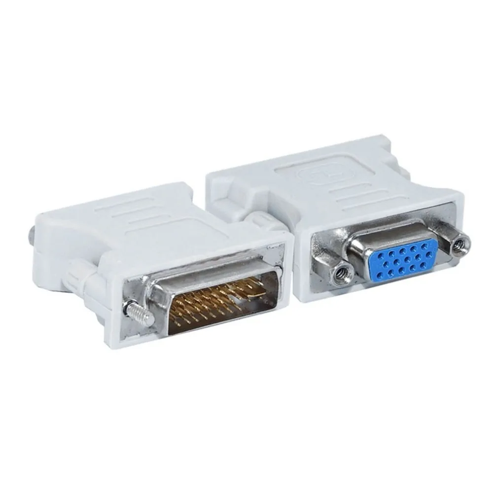 

L-Shape DVI-I to VGA Adapter,90 Degree DVI 24+5 29Pin Male to VGA 15 Pin Female Converter Connecter Adapter for Laptop