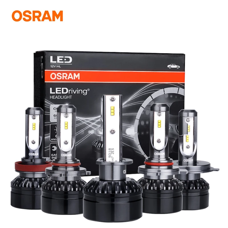 Osram H H7 H4 H11 светодиодные противотуманный свет 9006 9005 HB4 HB3 6000К автомобильный свет 9012 HIR2 12V светодиодный автомобильные фары с энергосберегающими лампами