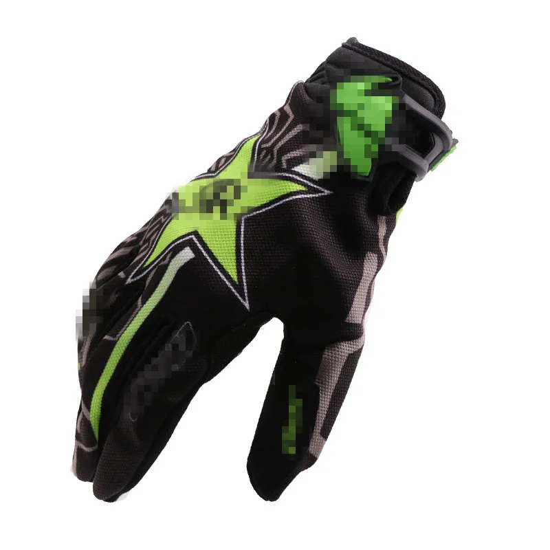 Перчатки для подтяжки лица Тор рок-н-ролл перчатки, украшенные звездами Rockstar внедорожные мотоциклетные перчатки с длинным пальцем велосипедные перчатки