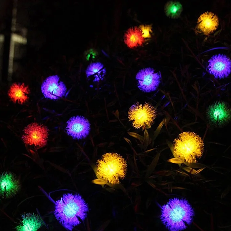 

20 Solar Waxberry Lighting Chain 20LED Christmas Lighting Chain LED Furry Ball Lighting Chain EBay Supply of Goods