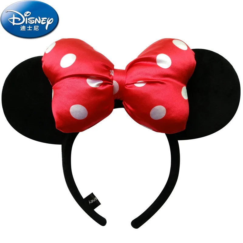 

Original Disney Minnie Mickey Headband Cute Bow Children Or Adults Headdress Ornament Wholesale Price Cosplay Accessories