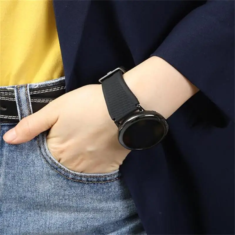 Ремешок для Gear s3 Frontier band браслет samsung Galaxy watch 46 мм 42 active 2 huawei gt 22 amazfit bip|Ремешки