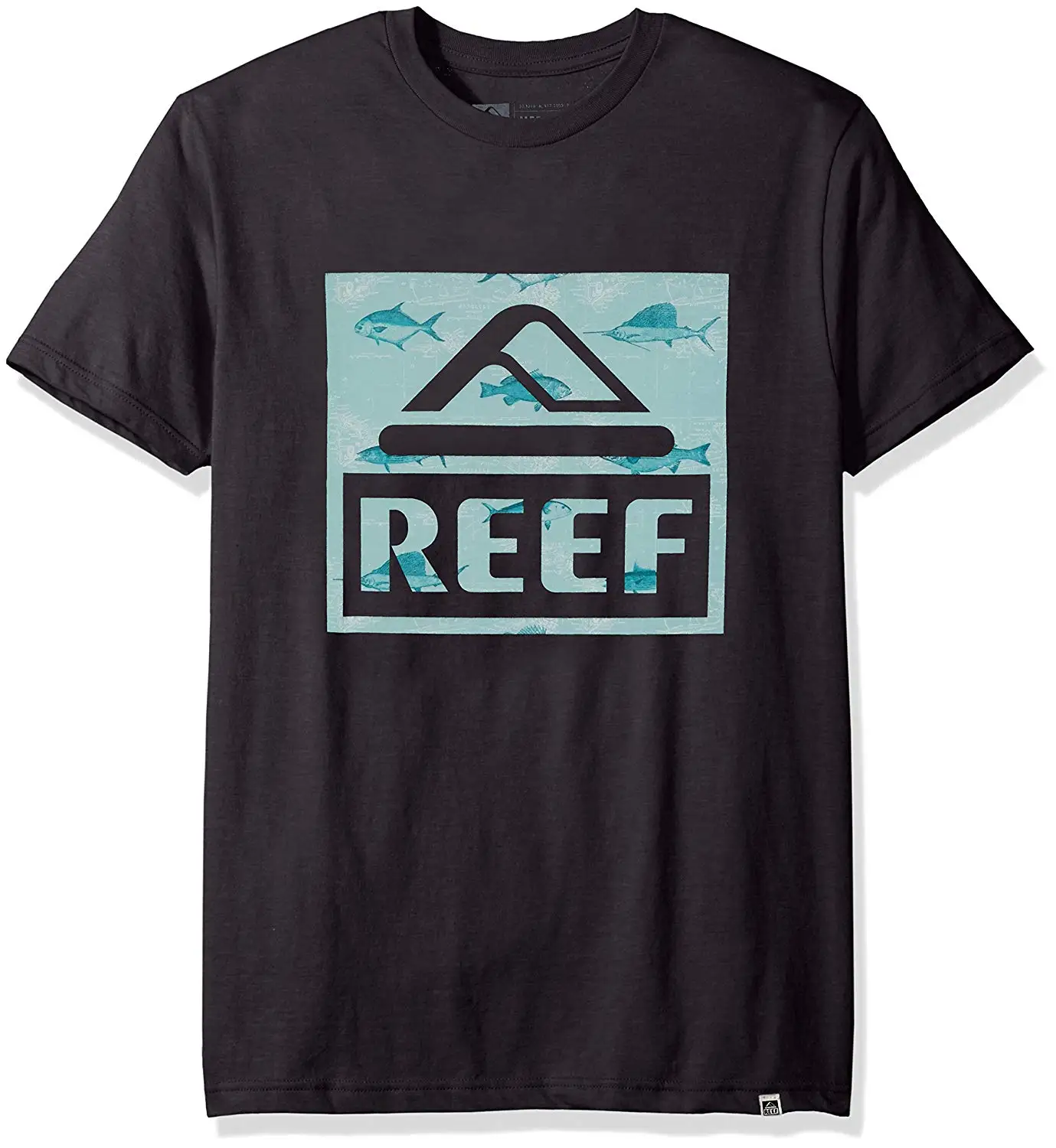 

Reef Men'S Logo T Shirt Short Sleeve T Shirt Funny Print Top Tee Loose Black Men T Shirts Homme Tees Homme High Quality