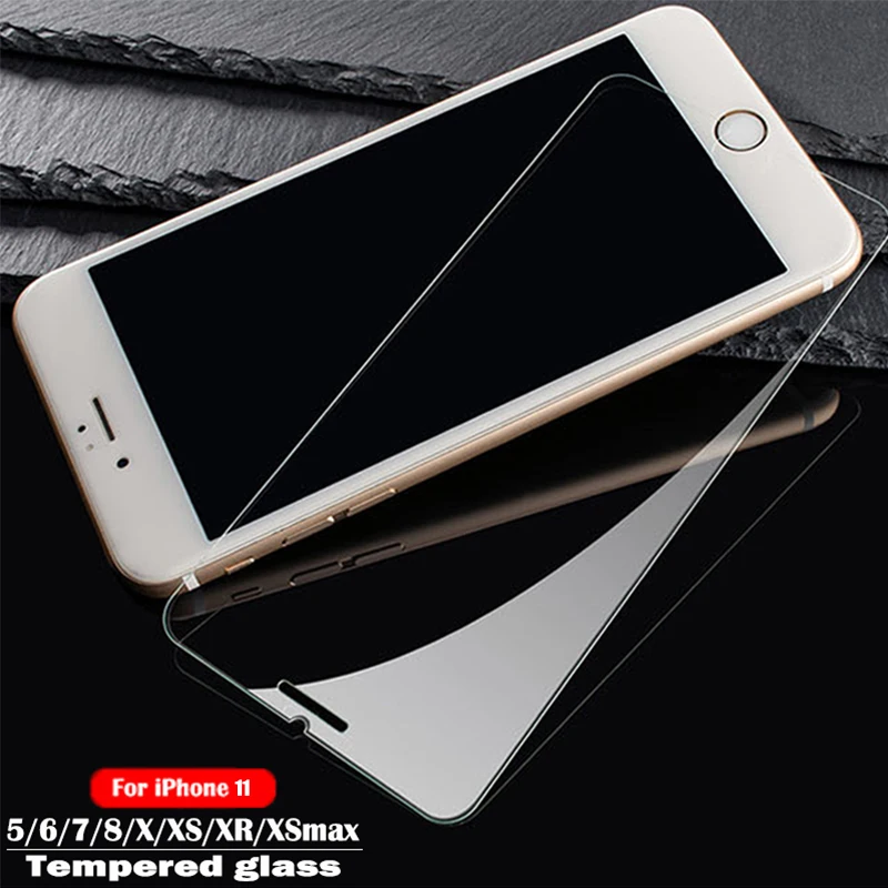 

Protective tempered Glass for iphone 7 6s 8 X 11 pro Screen Protector glass Protective Film for iPhone 6 7 8 plus XS max XR