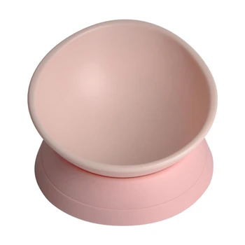 

Bowls For Cats Tilt At Any Angle Cat Dog Anti-skid Bowls Pink And White Color For Cats Dogs