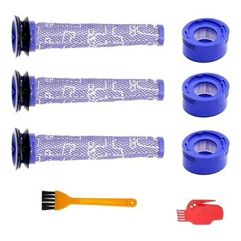 

3 Pre Filters + 3 HEPA Post Filters for Dyson V7 V8 Cordless Stick Vacuum, Replaces Part 965661-01 & 967478-01