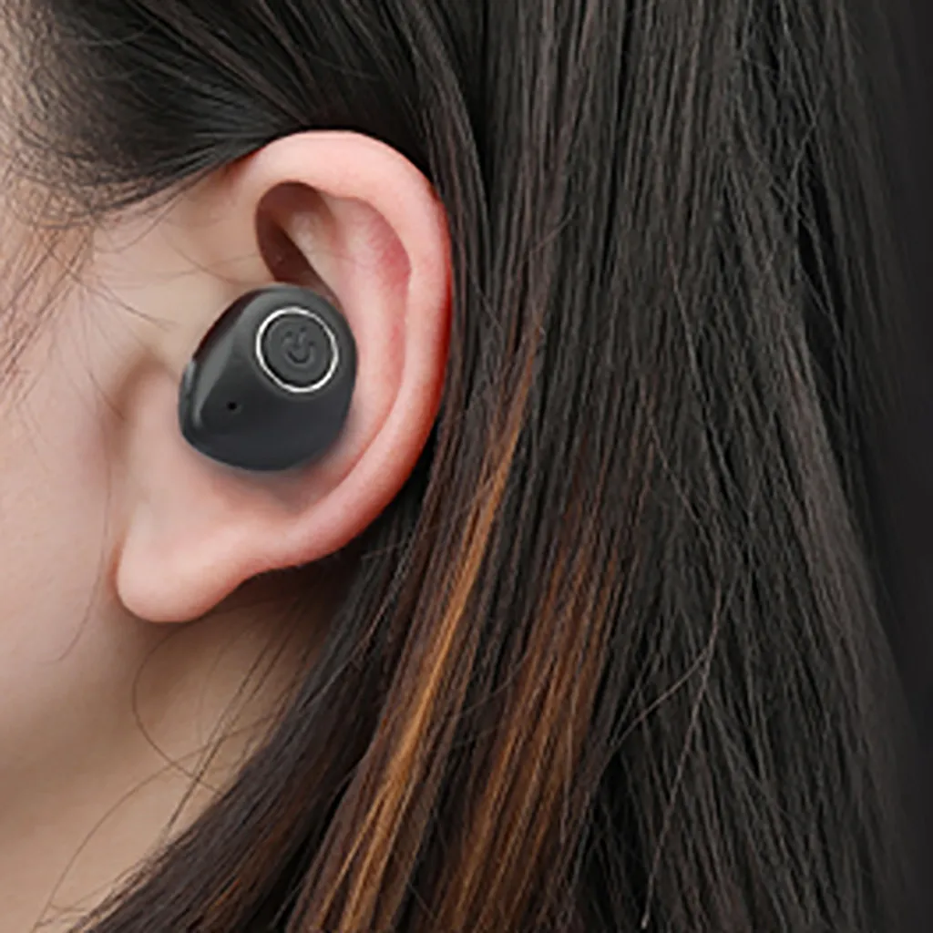 Беспроводные Bluetooth 5,0 стерео наушники-вкладыши мини спортивные наушники IPX5 Водонепроницаемый зарядный чехол светильник вес