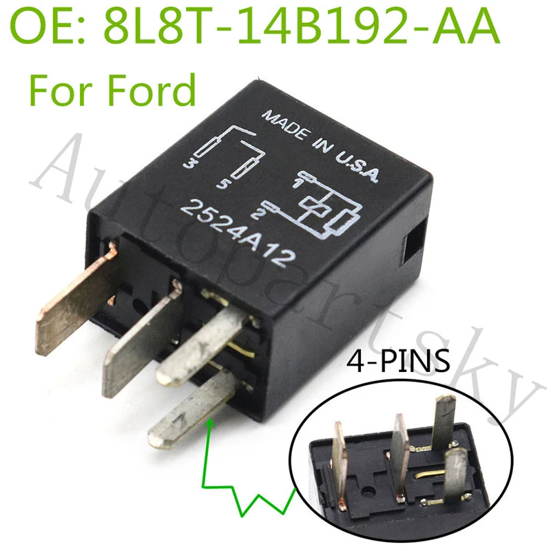 5PCS NEW Ford Relay PWR 8L8T14B192AA Relays Electrical Equipment