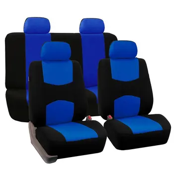 

Universal Breathable Faux Leather Car Seat Cushion Non-Rolling Up Vehicle Car Comfortable Non-Slide Stitching Color Seat Cover