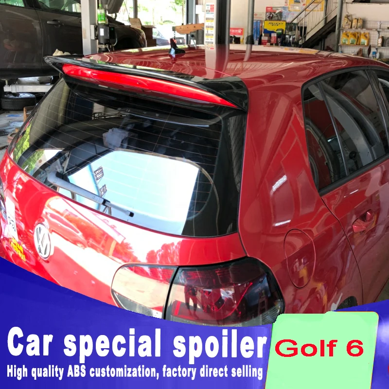 2010 2011 2012 2013 задний спойлер для гольфа 6 Volkswagen Golf высококачественный из АБС