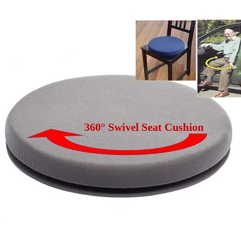 

Swivel Car Seats, 360 Degree Rotating Swivel Car Chair Seat Cushion Soft Solid Mats Bottom Easy Access Mobility Home Office