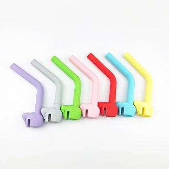 재사용 가능한 실리콘 음료 빨대, 주방 액세서리, 접이식 유연한 빨대, 거품 차 파티 용품, 바 도구