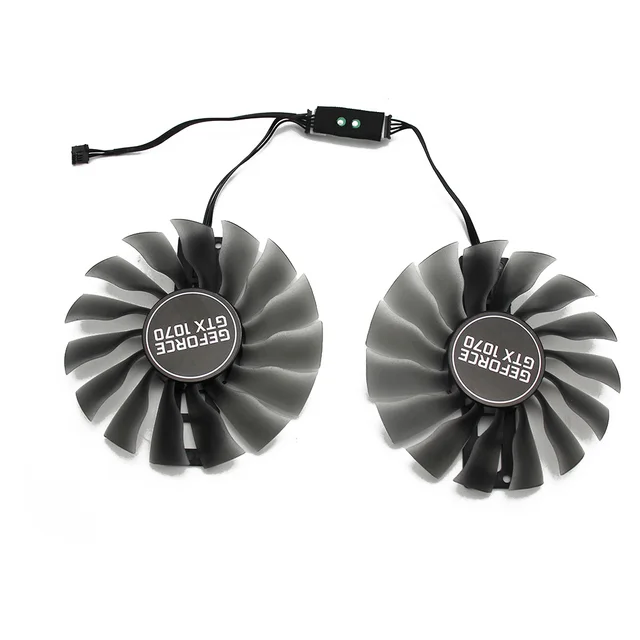 GAA8S2U FD10015H12S DC12V 0.45A for EMTek PALIT GTX 1070 GTX1070 Super JetStream Graphics card cooling fan AB 2PCS