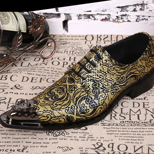 

Men Shoes Toe Shoes Man Loafers British Style Pointed Steel Fashion Leather Genuine Leather Full Grain Leather Cow Leather Solid