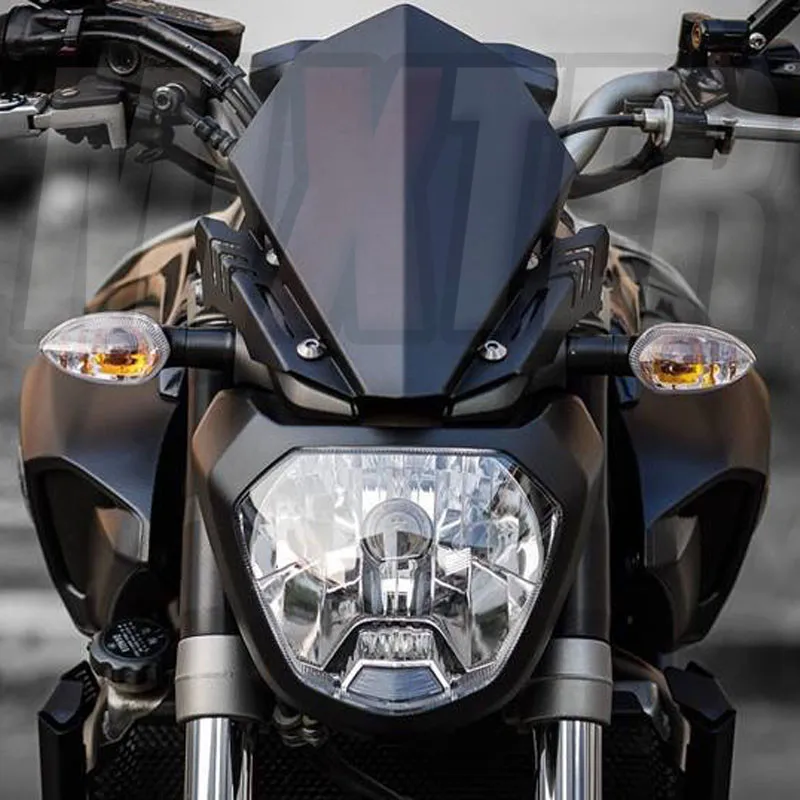 Для YAMAHA MT-07 MT 07 MT07 FZ07 FZ-07 FZ 07 '18-'19 Мотоцикл с ЧПУ лобовое стекло алюминиевый набор ветровой щиток