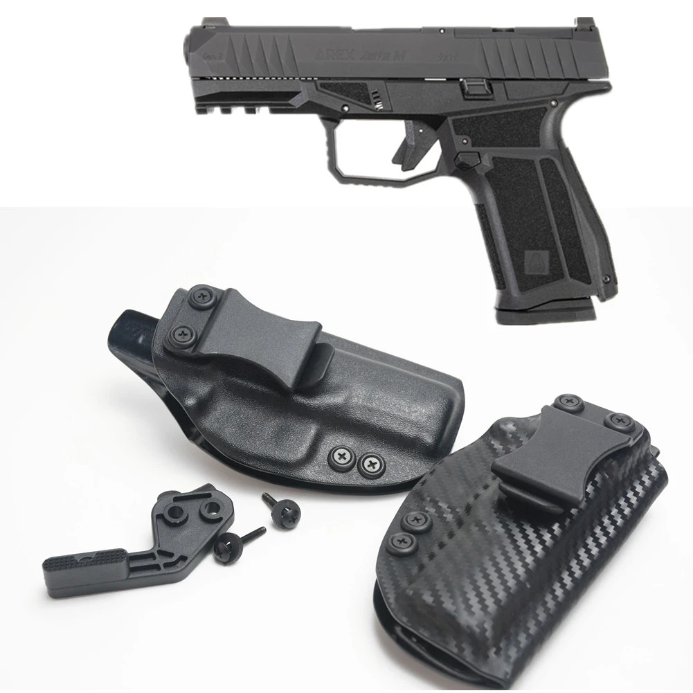 Carbon Fiber Kydex Iwb Holster For Arex Delta Gen 1 2 9mm Charger Port