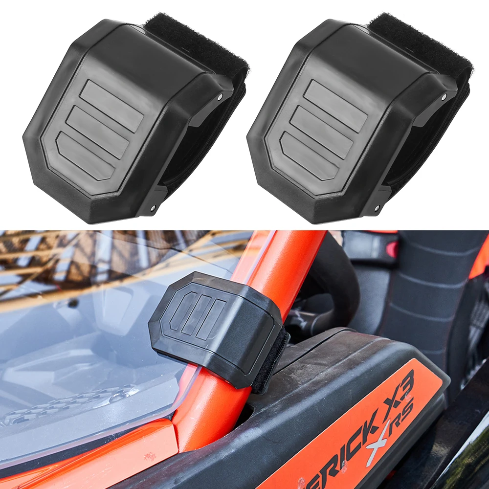 

Для Can-Am Maverick x3 1000 Commander 2 шт. для Polaris RZR XP для Honda Pioneer UTV универсальный зажим для лобового стекла