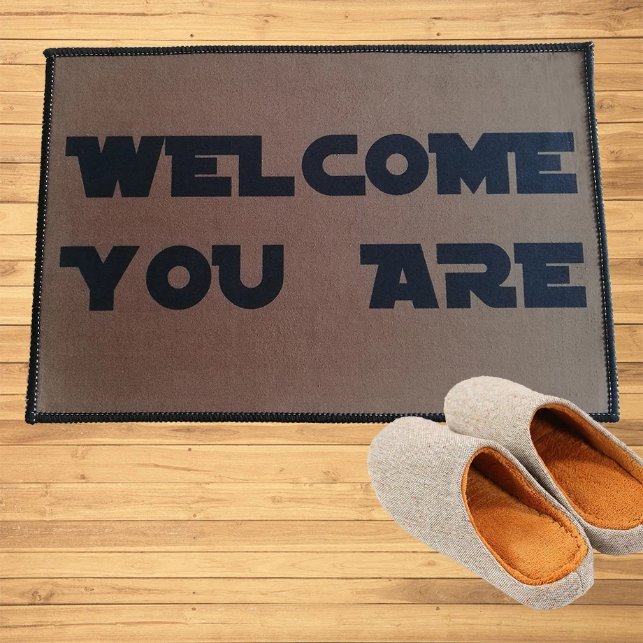 

Welcome You Are Doormat Mats Hallway Doorway Bathroom Bedroom Kitchen Rugs Floor Mats Carpet Home Decoration