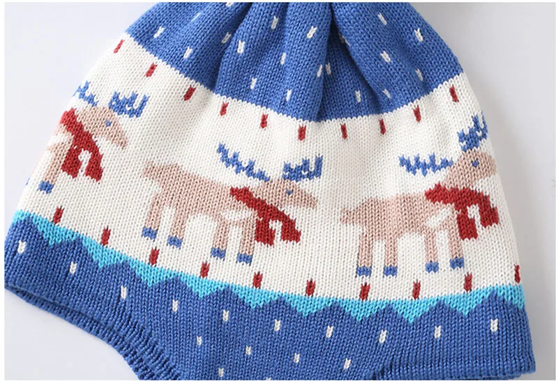 Boy hat winter Toddler Baby Girls Boys Solid Hat Winter Warm Knitted Beanie Cap Gift for Christmas