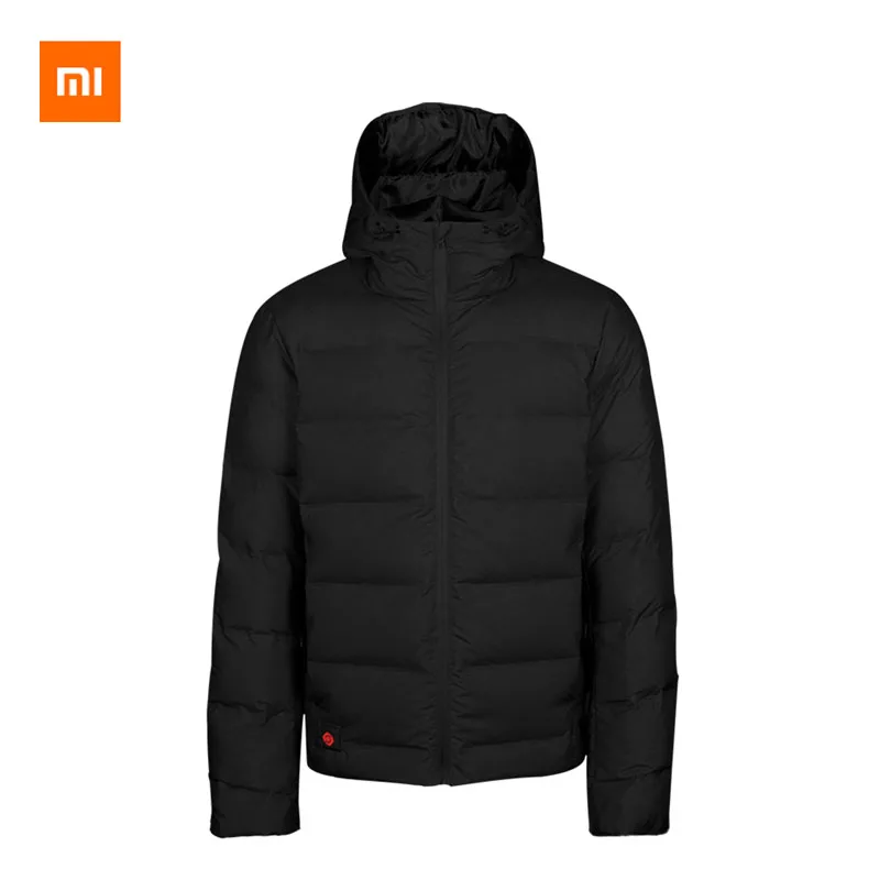

Xiaomi Smart Cotto Graphene Jacket 4 Level Tmperature Control Work with Power Bank Down Jacket White Goose Winter Coat For Man