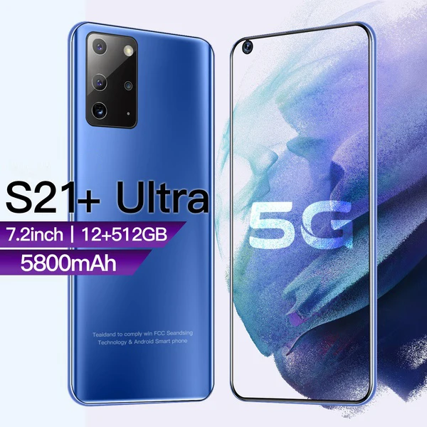 Smartphones Samsun S21+ Ultra Global Version Cellular phones Dual SIM 7.2