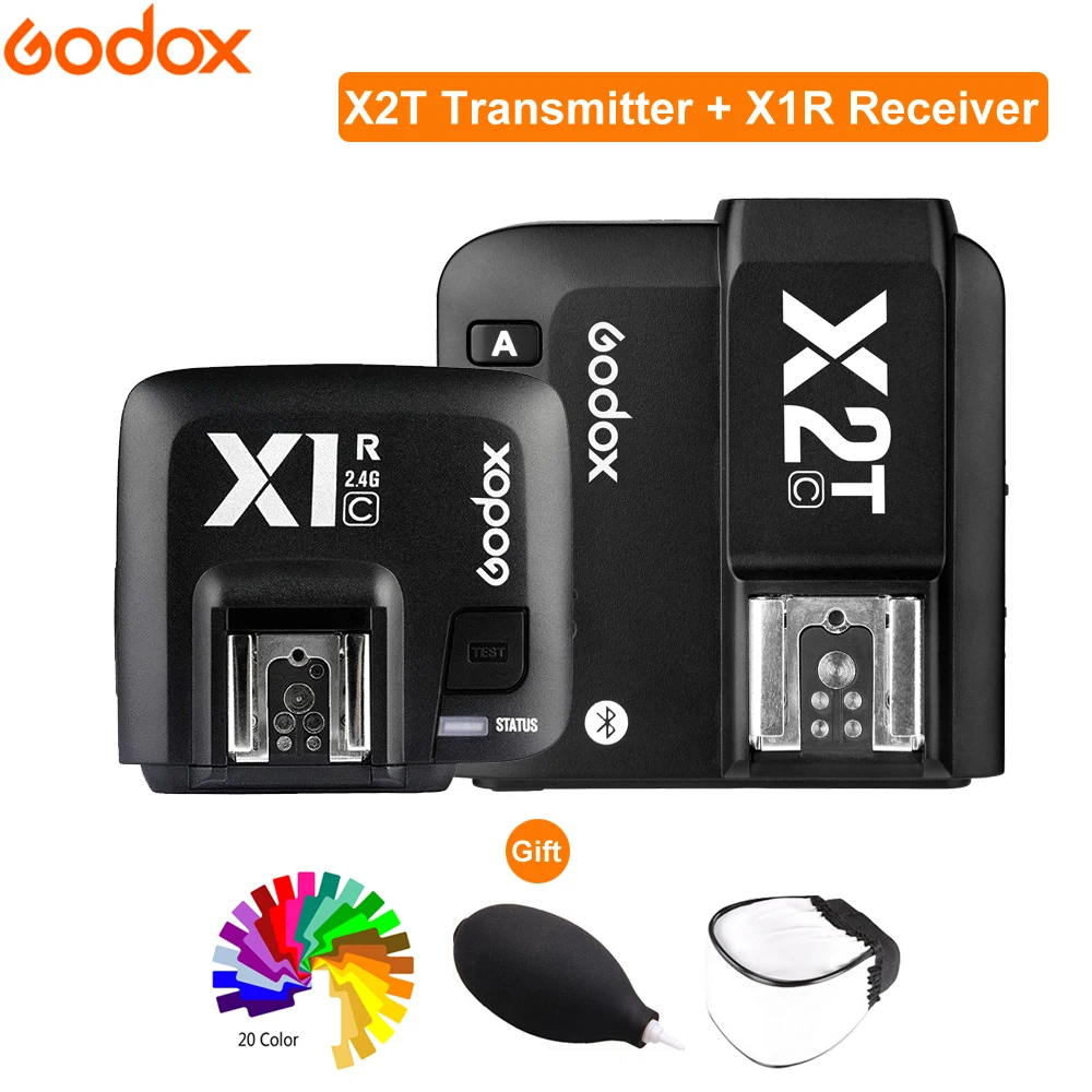 

Godox X2 X2T-C X2T-N X2T-S HSS 2.4G Wireless Speedlite Flash Transmitter Trigger with X1R-C/N/S Receiver for Canon Nikon Sony