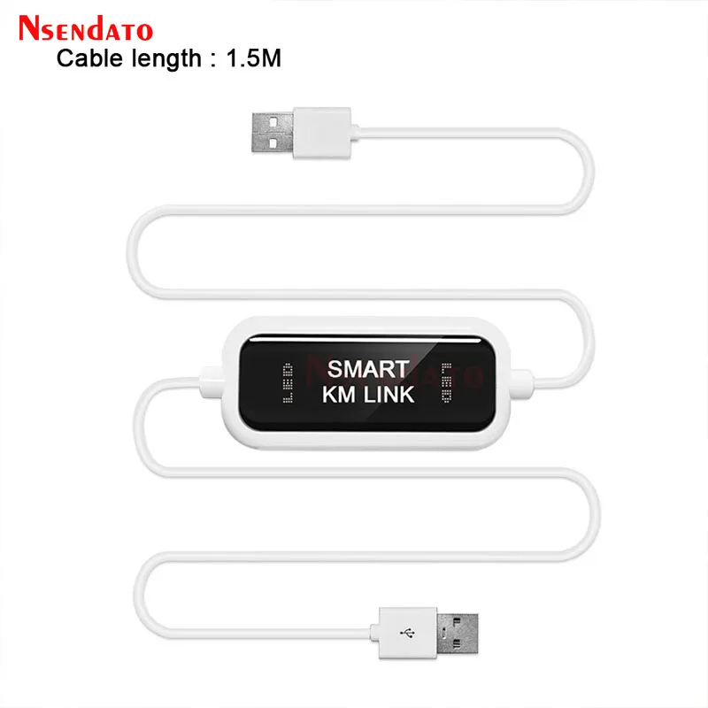 USB 2.0 스마트 KM 링크 PC-PC 키보드 마우스 공유 동기화 데이터 링크 연결 USB 연장 케이블 데이터 파일 전송 USB 스위치