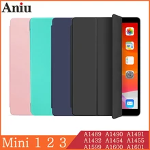 

Funda iPad Mini 1 2 3 Case A1489 A1490 A1491 A1432 A1454 A1455 A1599 A1600 A160 Ultra Thin PU Leather Cover for iPad Mini 3 case