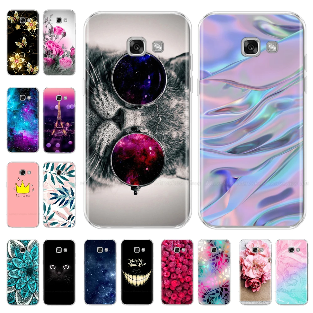 

Silicone Cover Cases For Samsung Galaxy A3 2017 Case Cartoon Soft TPU Phone Case For Samsung A3 A 3 2017 A320 A320F Back Cover