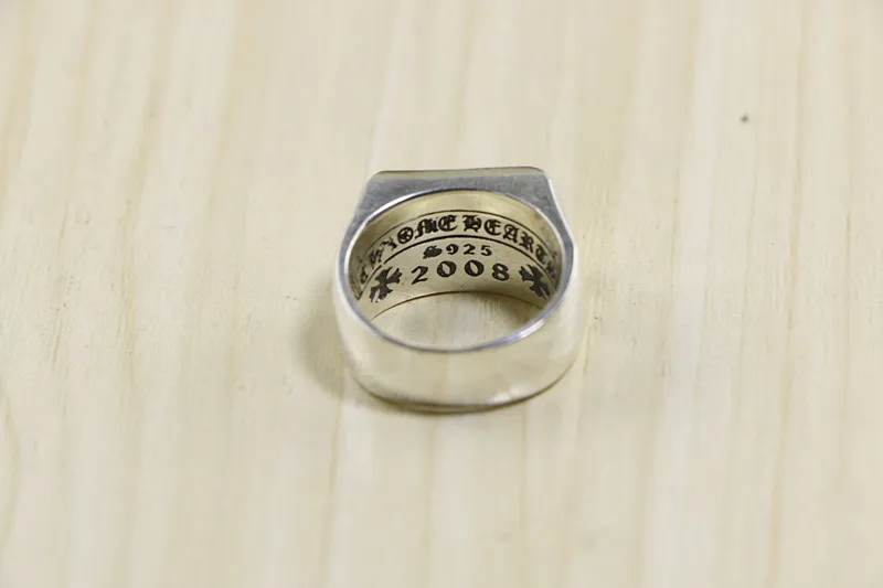 Кольцо из стерлингового серебра S925 пробы, гладкий крест, креативный стиль ретро, панк, хип-хоп стиль, изысканный подарок для любимой, новинка, хит