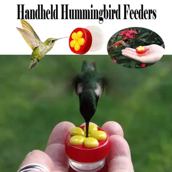 

2/3/4PC Handheld Hummingbird Feeders with Suction Cup, Multifunctional Mini Feeder Creative Straws for Pets