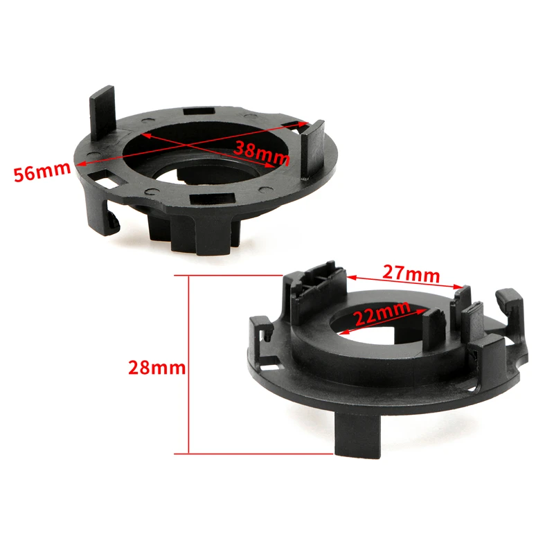 Adattatore Faro H7 LED Per Kia E Hyundai - 2 Pezzi, Per Anabbaglianti, In Plastica - Foto 4