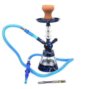 

Hot influencer Arab Acrylic Hookah Set Ceramic Smoke Pot Silicone Tube Chicha Narguile Hookah Shisha Pipe Accessories Gift