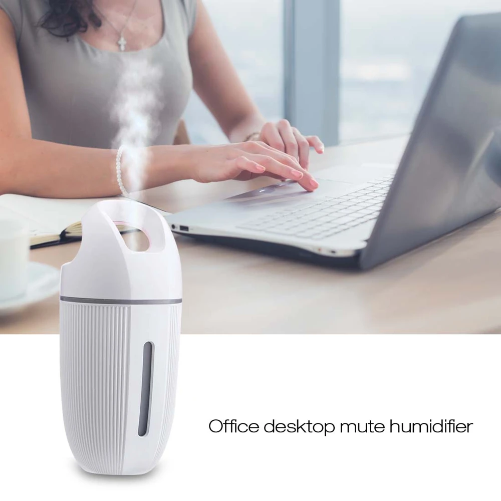 USB Mini Air Humidifier Purifier Car ultrasonic Aromatherapy Diffuser 200ML Air Humidifier Mini Essential Oil Diffuser Light