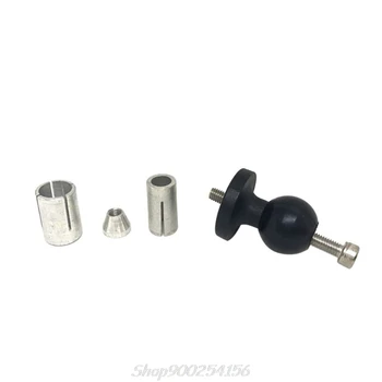 

Aluminum Base Rubber Motorcycle Bike Mount Black Fork Stem Base with Ball Head for Ball Mount Adapter Au12 20 Dropship